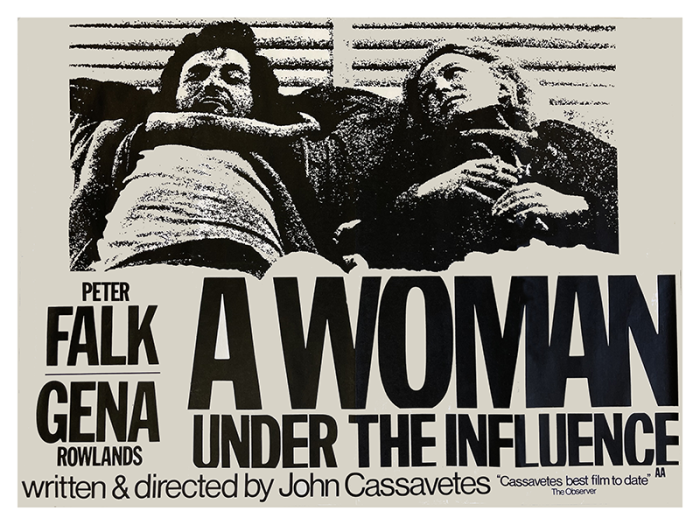 Cartel de la película Una mujer bajo la influencia - Foto 1 por un